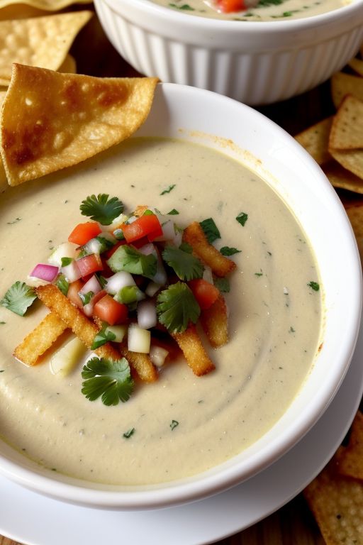 Roasted Poblano and Cheese Soup